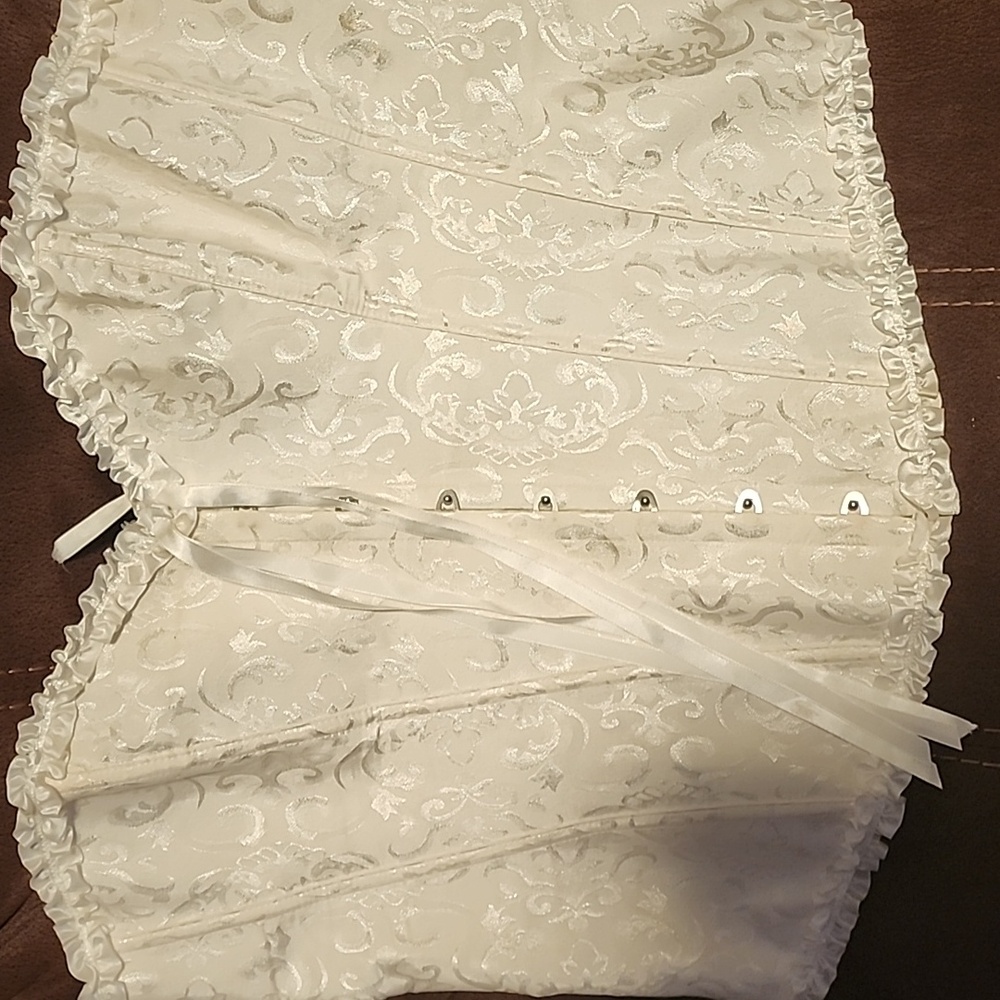 Elegant White Corset Top